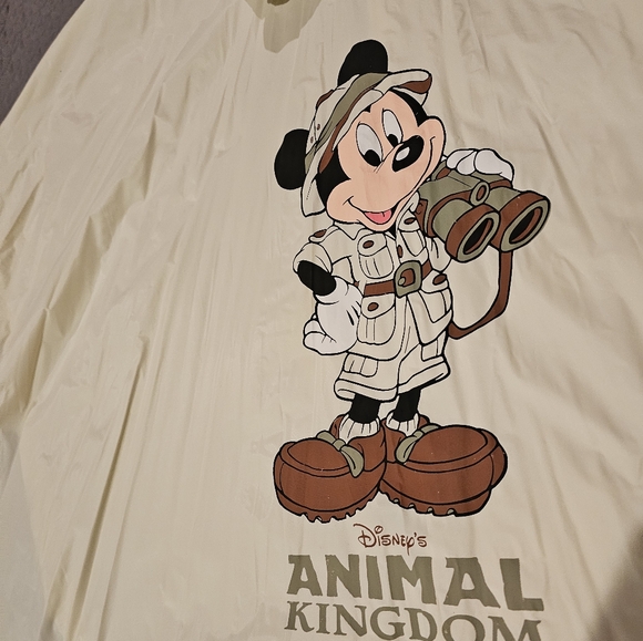 Hooded Animal Kingdom Rain Poncho - Picture 3 of 4